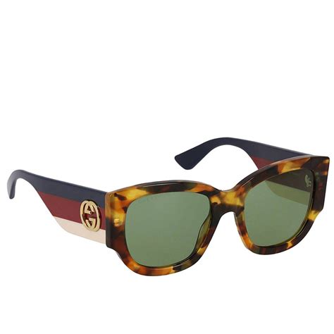 gucci crystal green sunglasses|green Gucci sunglasses women.